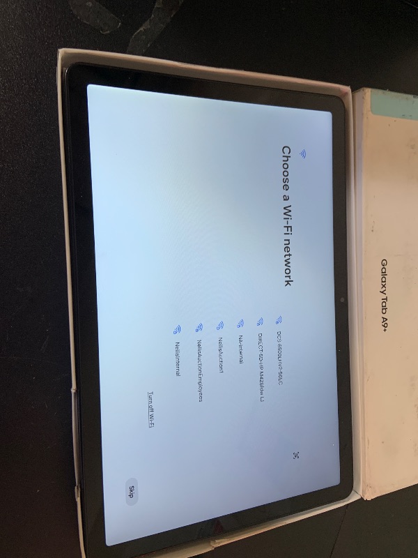 Photo 1 of ITEM IS MISSING CHARGER ------------------------------------------------------------------------------SAMSUNG Galaxy Tab A9+ 11” 64GB Wi-Fi Android Tablet, Big Screen, Quad Speakers, Upgraded Chipset, Multi Window Display, Slim, Light, Durable Design, US 