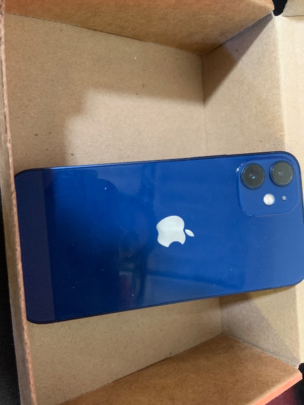 Photo 1 of Apple iPhone 12 Mini, 64GB, Blue - Unlocked (Renewed)
