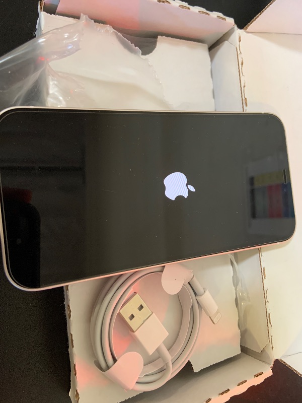 Photo 1 of Apple iPhone 12, 64GB, White - Fully Unlocked (Renewed)