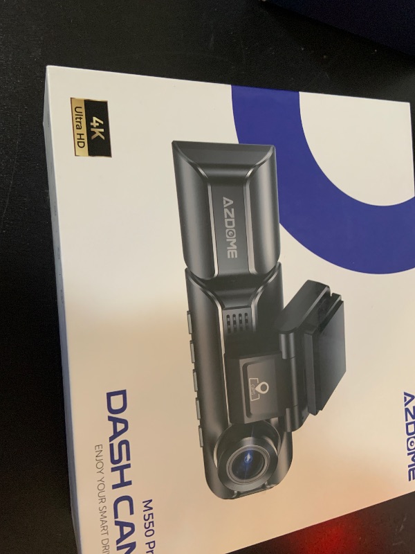 Photo 1 of AZDOME M550 Pro 5G WiFi 3 Channel Dash Cam Built-in GPS, 4K Dual Dash Camera Front and Rear with 64GB Card, 2.5K+1080P+1080P Triple Car Camera, 3.19" IPS Screen, IR Night Vision, 24H Parking Mode