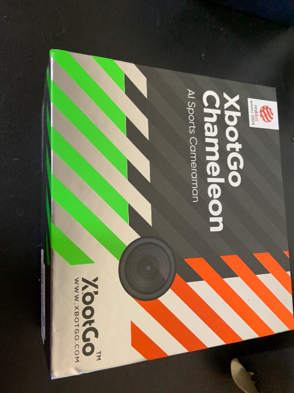 Photo 1 of XbotGo Chameleon AI Auto Sports Action Camera - 4K 60FPS Soccer Camera and Basketball Tracking Camera for Team Sports, Live Streaming, No Subscription, Works with iOS & Android (Lava Graphite)