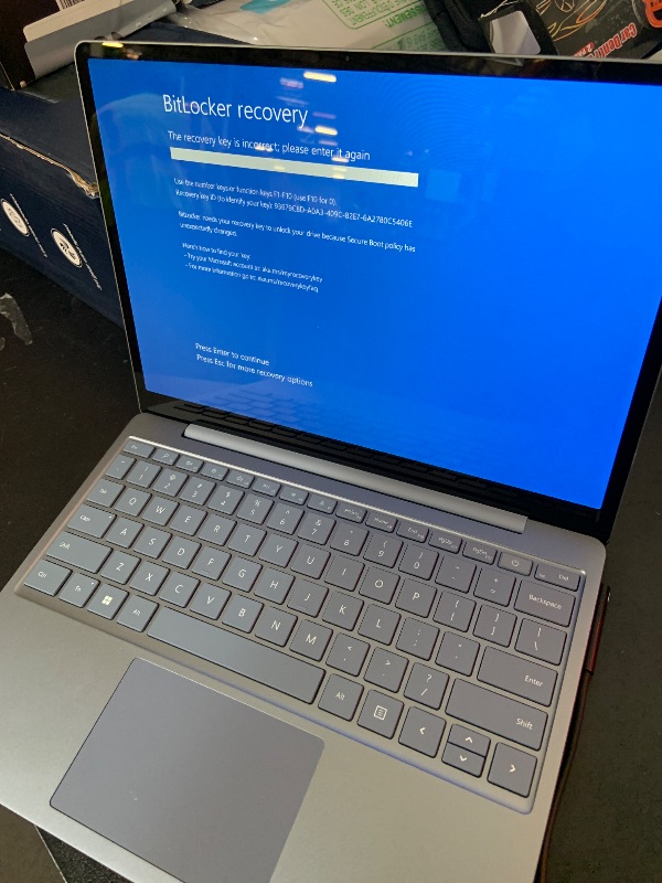 Photo 1 of MICROSOFT Surface Laptop GO 2, 12.4" PIXELSENSE Touchscreen, 11TH GEN Intel: i5, 8GB RAM, 128GB SSD W10H-S ICE Blue (Renewed Premium)