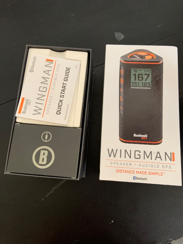 Photo 1 of Bushnell Golf Wingman View Golf Speaker with GPS Distances