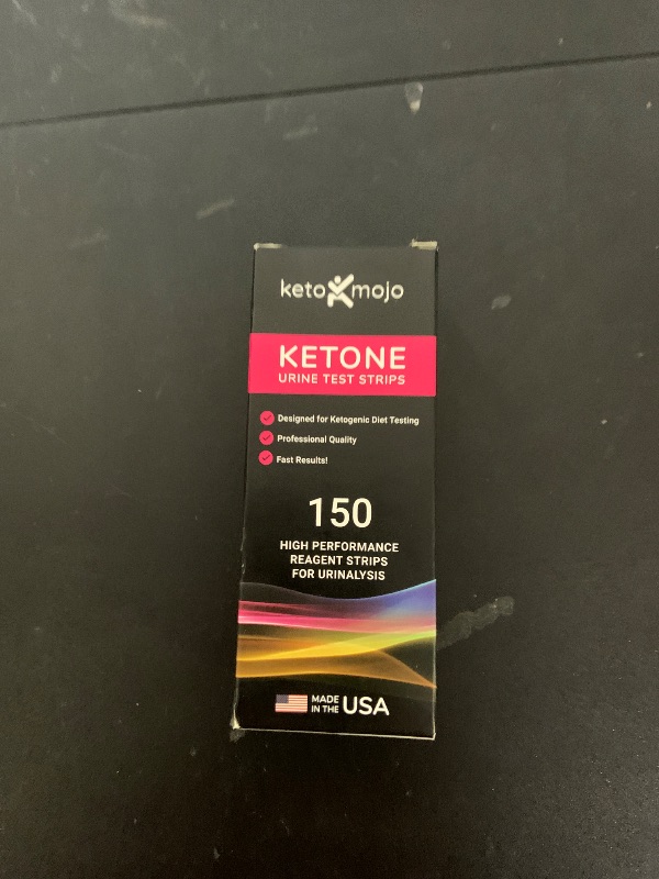 Photo 1 of Keto-Mojo Ketone Test Strips 150ct for Ketogenic Diet - Urine Testing Strips for Ketosis Monitoring - Extra Long Strips with Free Keto Guide eBook & App
