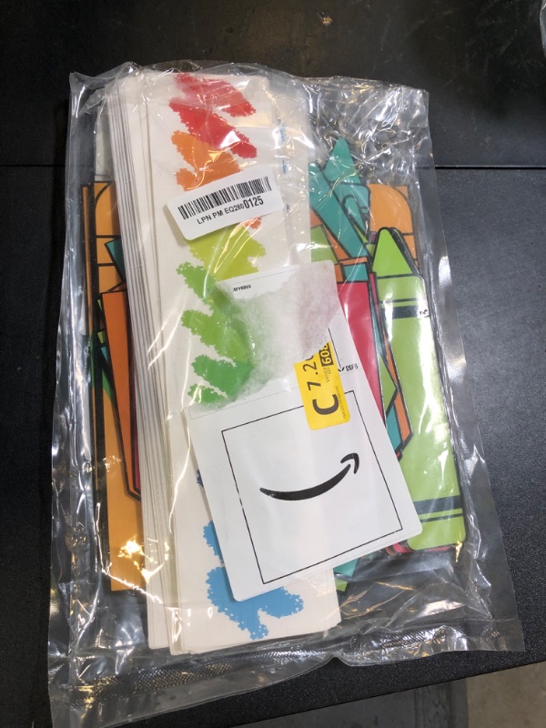 Photo 1 of Birthday in Board Set for Classroom Decorations Pencil Box Cutouts Colorful Pencil Tags with Trim Borders for Back to School Birthday Chalkboard Door Wall Decors Supplies