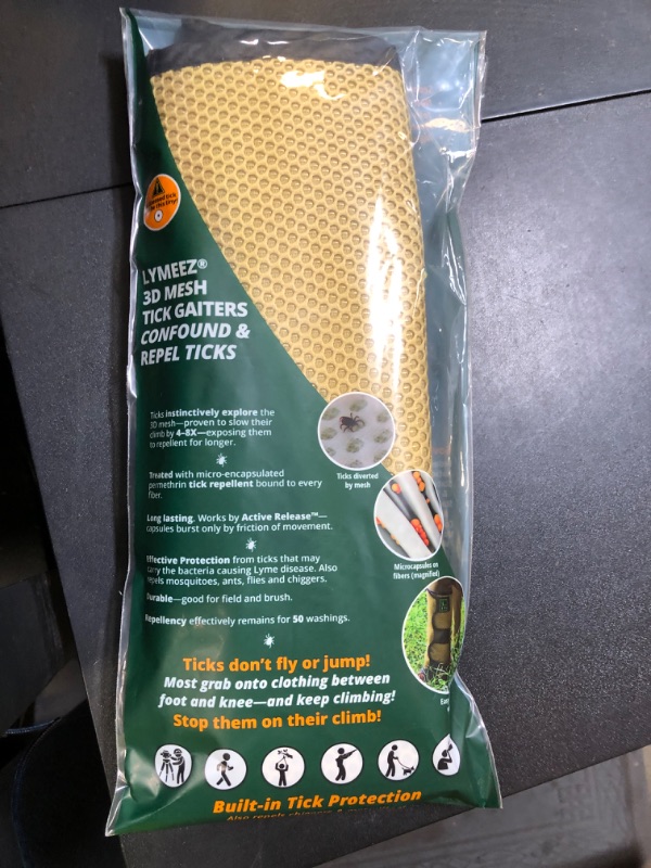 Photo 1 of Lymeez 3D Mesh Tick Repelling Leg Gaiters
