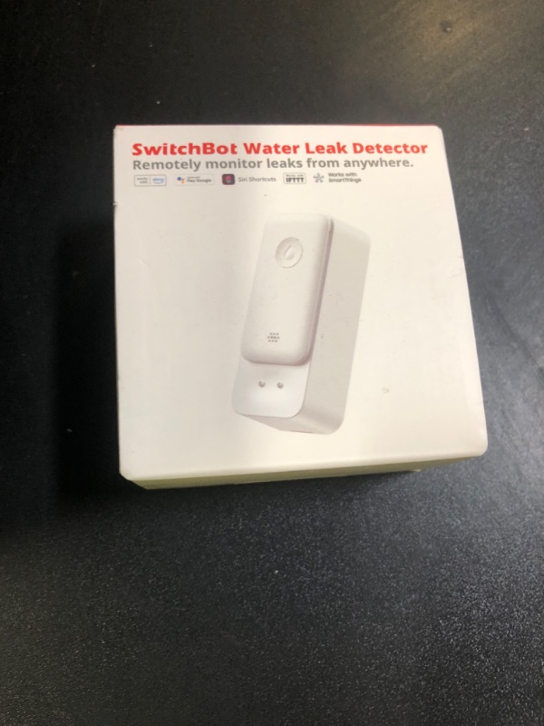 Photo 1 of SwitchBot WiFi Water Sensor, Smart Water Leak Detector, 100dB Adjustable Alerts & App Alerts, IP67 Waterproof, Wireless Detector for Kitchen, Bathroom, Basement, No Hub Required (Support 2.4G)
