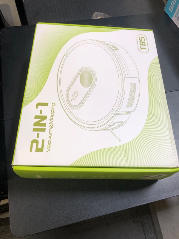Photo 1 of Robot Vacuum and Mop Combo, 2 in 1 Vacuuming & Mopping Robot with Schedule, App/Bluetooth/Voice, 3200Pa Max Suction, Self-Charging Robot Vacuum Cleaner, Slim, Ideal for Pet Hair, Hard Floor, Carpet