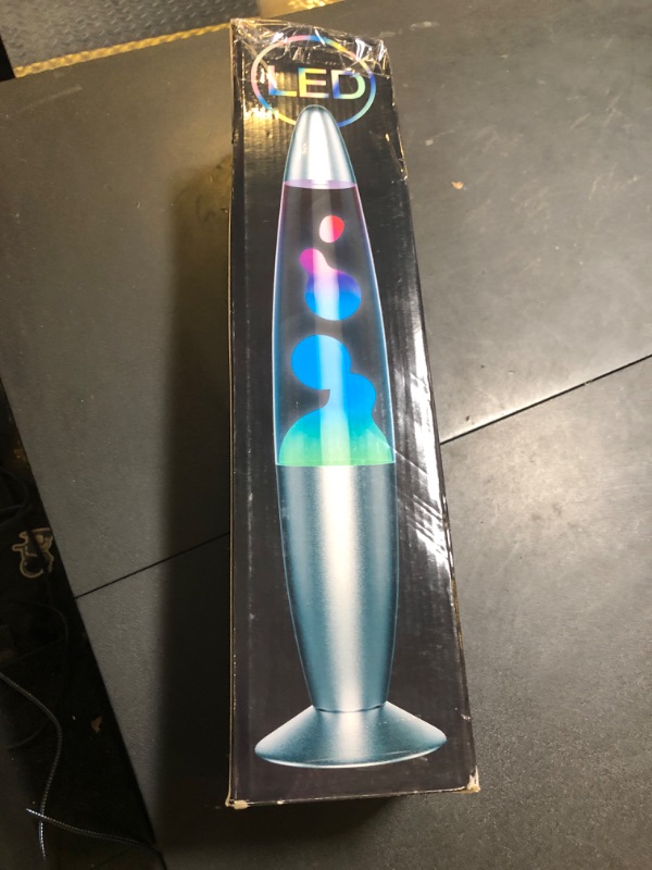 Photo 1 of 13.5" LED Liquid Motion Lamp - Versatile Remote Control for 17 Unique Color Transitions, Soothing Liquid Night Light, Perfect for Home Decor, Living Room, Office, Bedroom