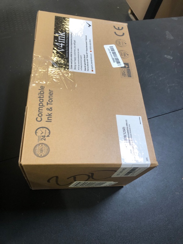 Photo 1 of v4ink Compatible B1260dn B1265dfw Toner Cartridge Replacement for Dell 331-7328 B1260 B1265 RWXNT DRYXV G9W85 B126X Work with B1260dn B1260dnf B1265dnf B1265dfw Printer, 2-Pack