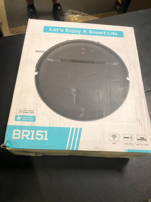 Photo 1 of XIEBro Life Robot Vacuum and Mop Combo, Robotic Vacuum Cleaner 2 in 1 with WiFi/App/Voice, Schedule, Water Tank and Dustbin, Self-Charging, Slim, Ideal for Hard Floor, Pet Hair, Carpet