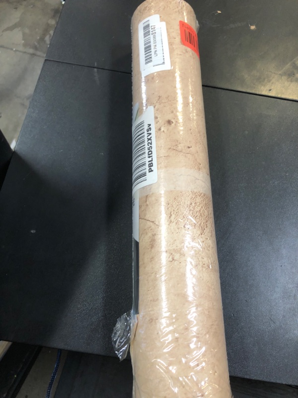 Photo 1 of Livelynine 15.8x394" Light Brown Wallpaper Peel and Stick Bedroom Wallpaper Accent Wall Tan Beige Neutral Industrial Look Concrete Cement Lime Wash Wallpaper Removable Contact Paper for Walls Office
