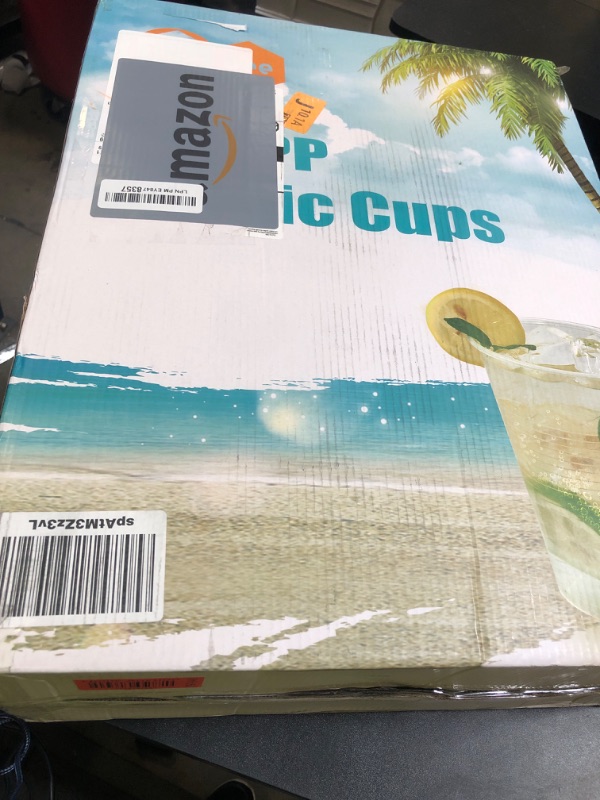 Photo 1 of Turbo Bee 1000Pack 9 oz Clear Plastic Cups,Cold Party Drinking Plastic Cups Bulk for Birthday Parties, Picnics, Ceremonies, and Weddings