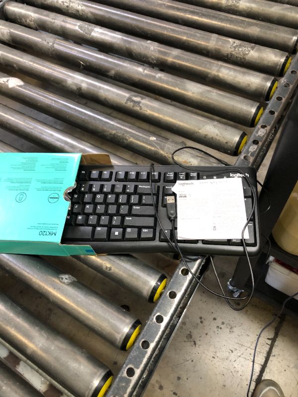 Photo 1 of Logitech Mk120 Wired Keyboard + Mouse Combo, USB 2.0, Black