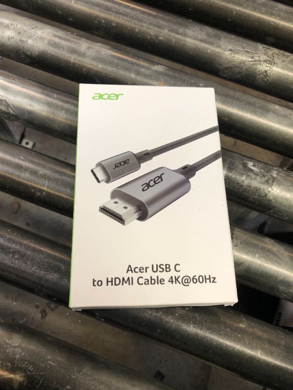 Photo 1 of Acer USB C to HDMI Cable for Home Office 6.6FT (4K@60Hz), High-Speed Type C to HDMI 2.0 Braided Cord, Thunderbolt 4/3 Compatible with MacBook, iPhone 16/15 Pro/Max, iMac, iPad Pro, Galaxy S24, Surface