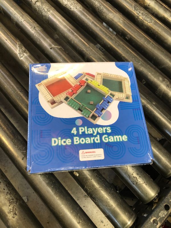 Photo 1 of Shut The Box Game, 4-Player Wooden dice Game That's Perfect for Parties and Gatherings. It enhances Math and Decision-Making Skills While Providing Endless Entertainment.