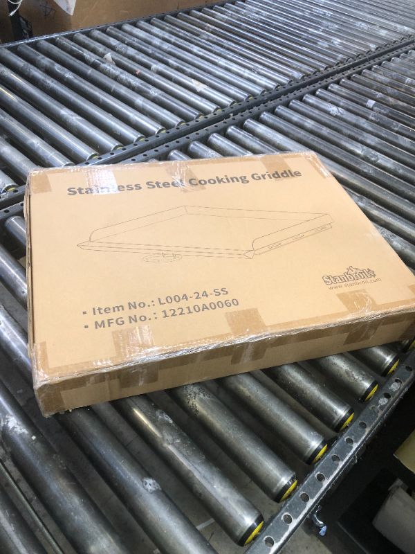 Photo 1 of Stanbroil 16" x 24" Flat Top Griddle for Camp Chef Stove, 2 Burner Fry Griddle Top for Camp Chef Tahoe, Expedition 3X, Big Gas Grill 16, Stainless Steel