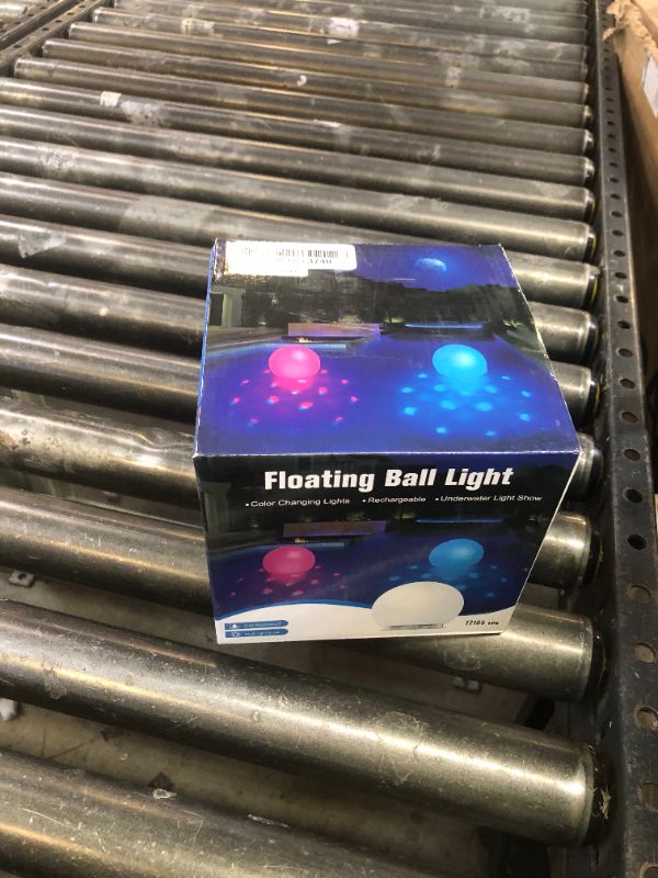 Photo 1 of Floating Pool Lights, 6 Inch Light Up Pool Balls with Underwater Lights Show, Color Changing LED Pool Light That Float, IP68 Waterproof Floating Light for Pool, Party, Pond - 1pcs