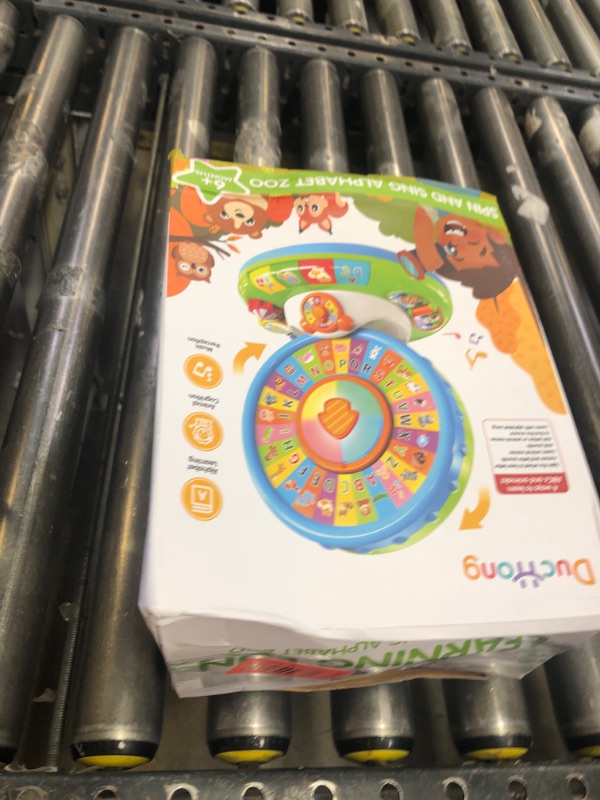 Photo 1 of Learning Toy for Kids 1 2 3 Year Old Boys Girls, Spin and Sing Alphabet Zoo with Sounds, Interactive Educational Toys for Toddler 2-3, First Christmas 1st Birthday Gifts Toy