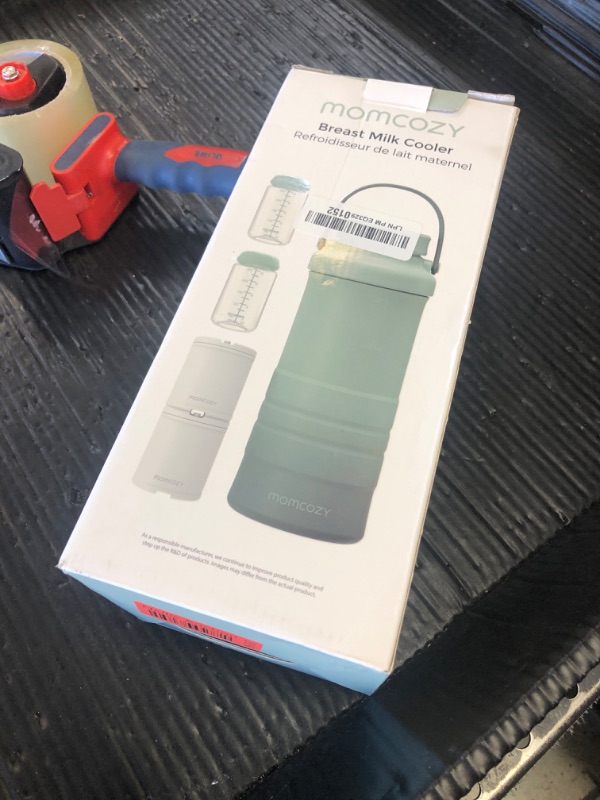 Photo 1 of Momcozy 22oz Portable Breast Milk Cooler for Outdoor, Life Saver with 360° Total Cooling for 24 Hours, Larger Capacity Travel Breastmilk Chiller with 2pcs Baby Bottles for Breastmilk Storage, Green
