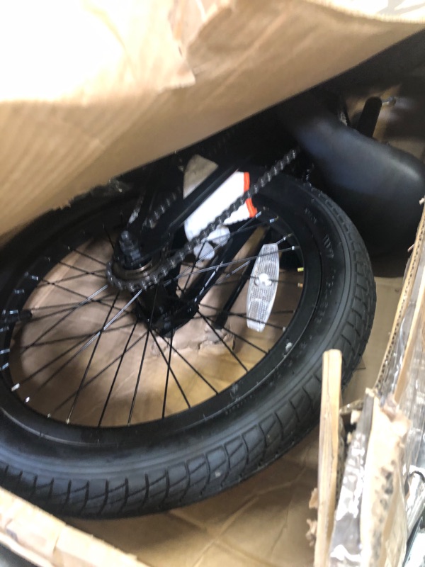 Photo 1 of cubsala Freestyle BMX Bike, 18 Inch Kids Bicycle for 5-9 Years Old Kids and Beginner Level Rider, Black