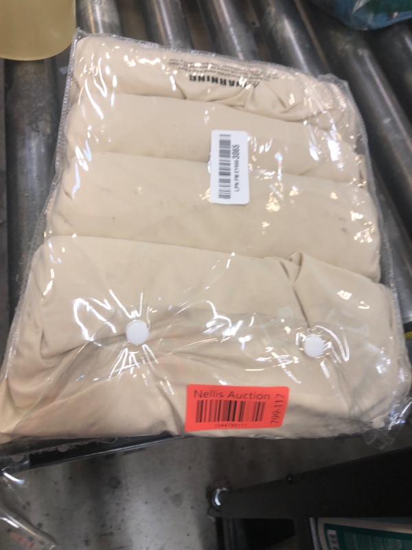 Photo 1 of DREAHOTEXTIL 8Pcs Outdoor Cushions Covers Waterproof, Patio Cushion Covers, Stretch Cushion Covers Replacement,Cushion Slipcovers, Furniture Cushion Covers (Beige, 8PCS)