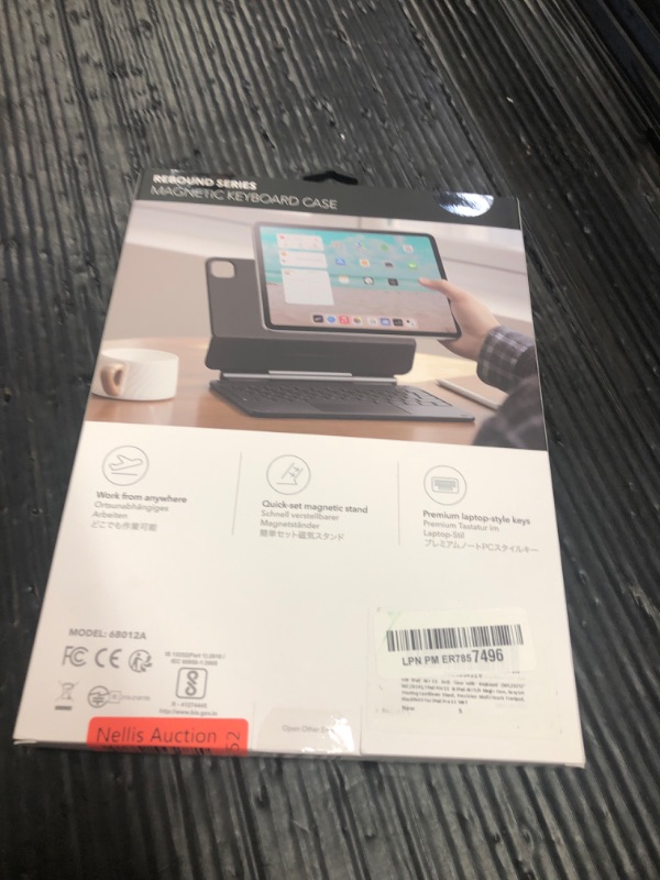 Photo 1 of ESR iPad Air 11 inch Case with Keyboard (M3/M2, 2025/2024), iPad Pro 11 (4th/3rd/2nd/1st Gen) & Air 5/4th Magic keyboard Case, Easy-Set Floating Cantilever Stand, Precision Multi-Touch Trackpad, Black