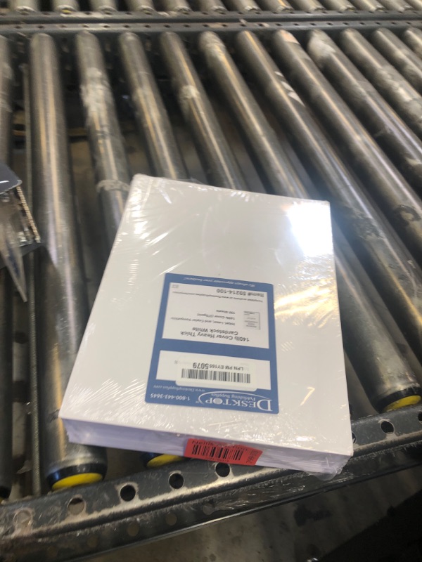 Photo 1 of Extra Heavy Duty 140lb Cover Cardstock - Bright White - 379gsm 18pt Thick Paper for Inkjet & Laser Printers - 8-1/2" x 11" (100 Sheets Pack)