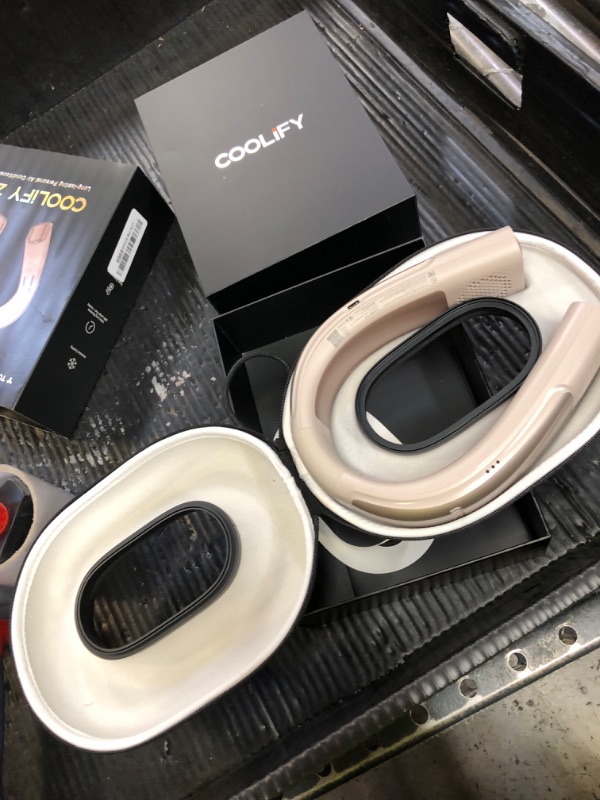 Photo 1 of TORRAS COOLiFY 2S Neck Fan, 3 Model, 3-28H Extended Battery Life, Neck Fans that Blow Cold Air, Neck Air Conditioner, Cooling Neck Fan for Work, Hiking, Travel. Gift for Women, Mom, Apricot