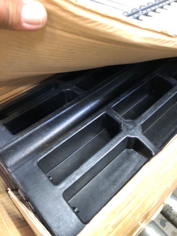 Photo 1 of Pyle Car Vehicle Curbside Driveway Ramp - 4ft Heavy Duty Rubber Threshold Bridge Tracks Curb Ramps, 2 Pieces Set (for Car, Truck, Scooter, Bike, Motorcycle, Wheelchair Mobility), Black