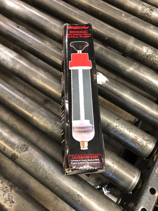 Photo 1 of SEDY Fluid Extractor - 200cc Multi-Purpose Syringe, Oil Suction Pump, Manual Extraction and Filling Pump, Automotive Oil Syringe