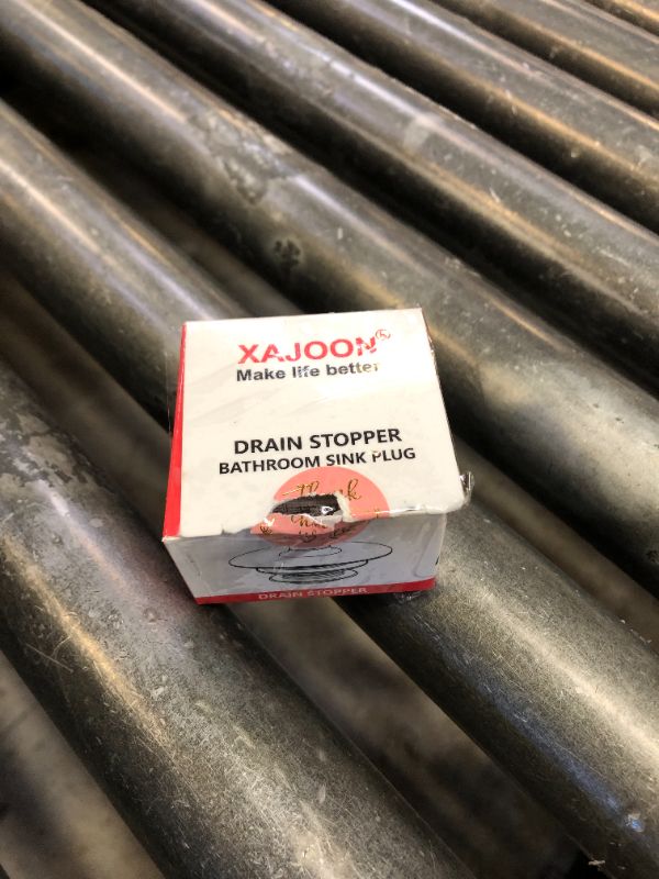 Photo 1 of XAJOON Bathroom Sink Stopper,Drain Stopper,Drain Plug,Silicone Stopper (Patented Design) (Small+Gray,Fit:1.2~1.5")