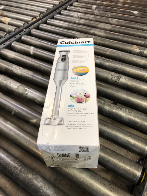 Photo 1 of Cuisinart Hand Blender, Smart Stick 2-Speed - Powerful & Easy to Use Stick Immersion Blender-for-Shakes, Smoothies, Puree, Baby Food, Soups & Sauces, Silver, CSB-175SVP1