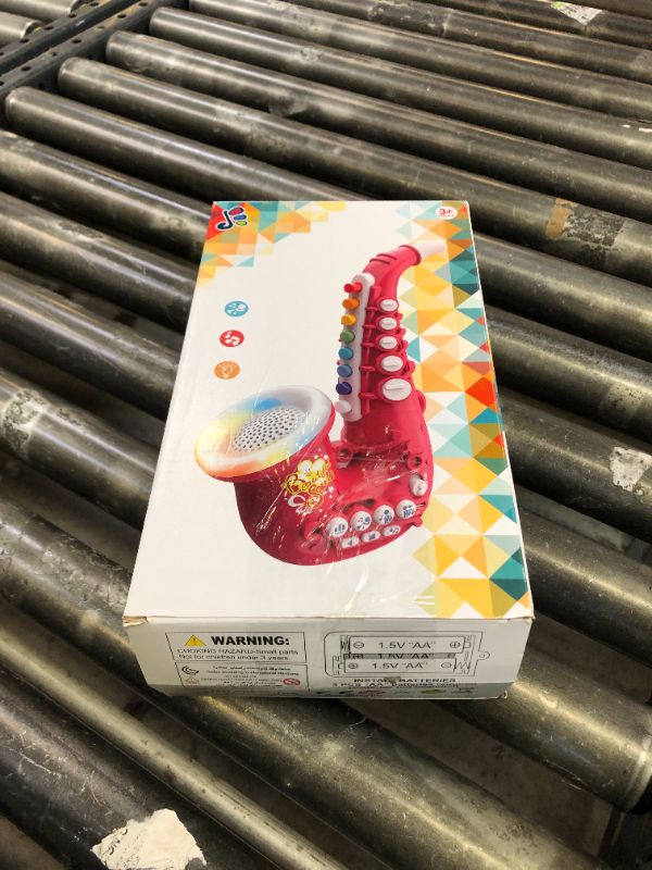 Photo 1 of Smaroll Kids Saxophone Toy with Light and Sound,Multifunctional Early Educational Toys Musical Instrument Toy for Toddler Girls Boys Beginners Music Simulation Mini Saxophone, for Kids