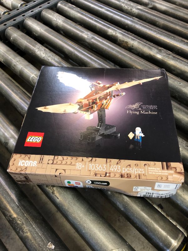Photo 1 of LEGO Icons Leonardo da Vinci's Flying Machine DIY Kit - Ornithopter Building Set for Adults, Ages 18+ - Craft for Home or Office Decor with Display Stand - Gift Idea - 10363
