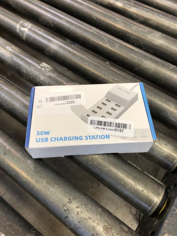 Photo 1 of MaxLax USB Charger Station,10-Port 50W/10A Multiple USB Charging Station with Smart IC Technology,Multi Ports Charger Charging for Smartphones?Tablets?and Other Devices.