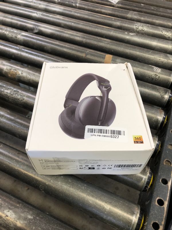 Photo 1 of Globvanx Wireless Gaming Headset for PS5, PS4, PC, Mac, Switch, 2.4GHz Gaming Headsets with Bluetooth 5.4, Hidden ENC Noise Canceling Mic, 35H Battery, 3D Spatial Sound, 3.5mm Wired - Black