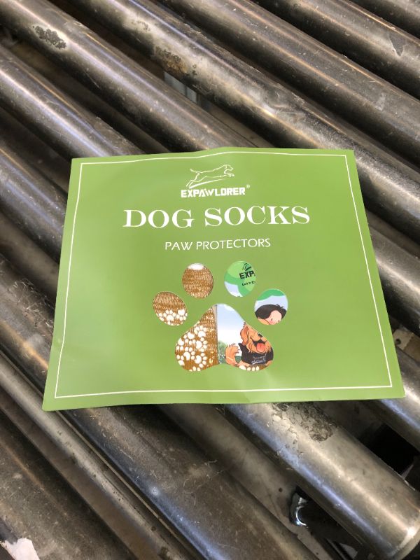 Photo 1 of EXPAWLORER Anti Slip Dog Socks to Prevent Licking Paws, Dog Shoes for Hot Pavement, Dog Booties for Small Medium Large Senior Dogs, Traction Control Boots & Paw Protectors for Hardwood Floors
