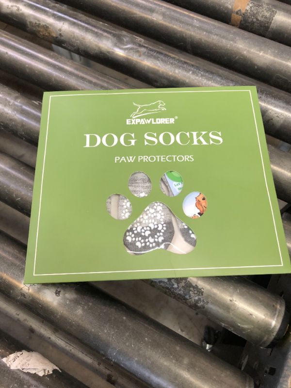 Photo 1 of EXPAWLORER Anti Slip Dog Socks to Prevent Licking Paws, Dog Shoes for Hot Pavement, Dog Booties for Small Medium Large Senior Dogs, Traction Control Boots & Paw Protectors for Hardwood Floors