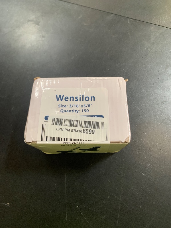 Photo 1 of Wensilon(150 pcs) 3/16 * 5/8" Large Cap Open End Black Aluminum Blind Rivets,5 * 16 Blind Rivet