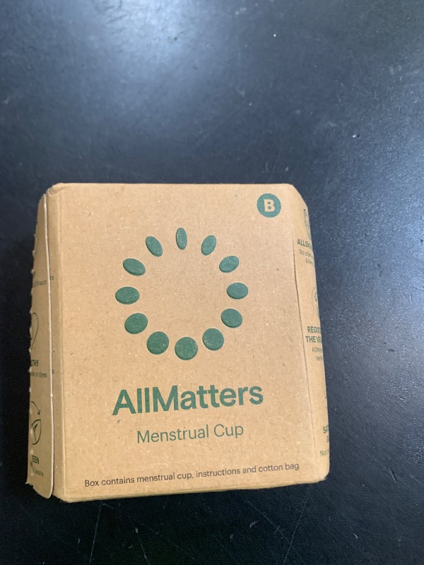 Photo 1 of OrganiCup Menstrual Cup by AllMatters - Size B - Superior to Pads & Tampons - Voted Best Menstrual Cup by Reviewed - Made in Germany - Soft and Flexible