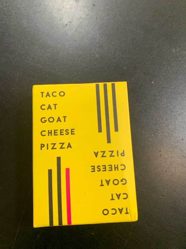 Photo 1 of Taco Cat Goat Cheese Pizza Wildly Entertaining Card Game for Family and Group Game Night | Easy to Learn and Play with 10-15 Minute Rounds | Fun for Kids, Teens, Adults, and Families | 2-8 Players
