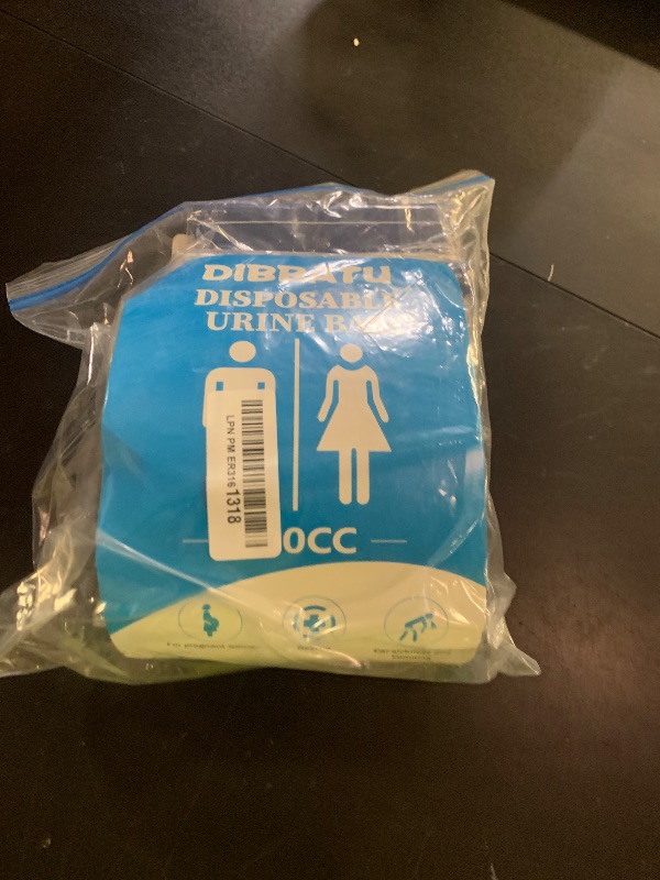 Photo 1 of DIBBATU Disposable Urine Bag,12 PCS 800ML for Travel, Emergency Portable Pee Bag and Vomit Bags, Unisex Urinal Bag as Toilet Bag Suitable for Camping, Traffic Jams Pregnant, Patient, Kids