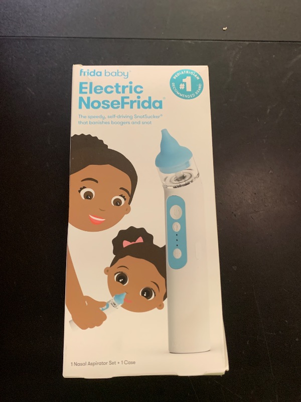 Photo 1 of Frida Baby Electric NoseFrida Nasal Aspirator for Baby, Nose Sucker for Baby & Toddler, Upgraded Nasal Aspirator for Congestion + Allergy Relief with 3 Suction Levels, 2 Silicone Tips, USB