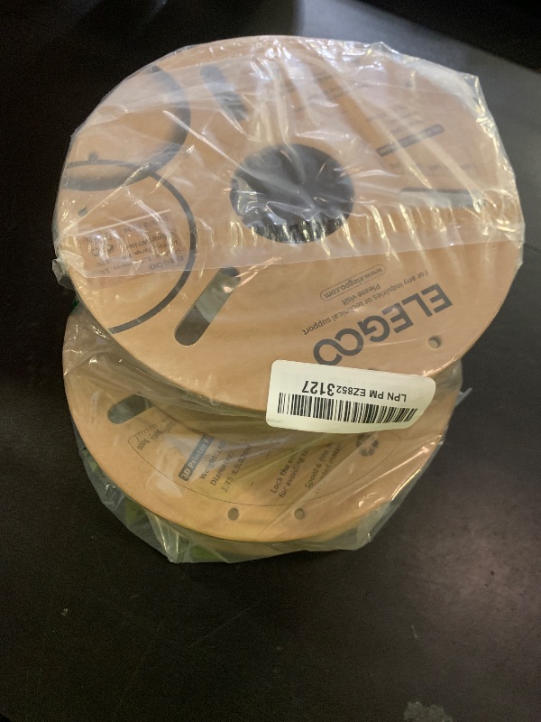 Photo 1 of ELEGOO PLA Plus Filament 1.75mm White 2KG, PLA+ Tougher and Stronger 3D Printer Filament Dimensional Accuracy +/- 0.02mm, 2 Pcs 1kg Spool(2.2lbs) Fits for Most FDM 3D Printers