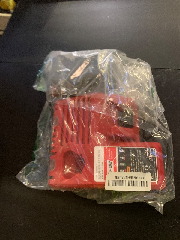 Photo 1 of 2Pack 9.0Ah 18v Battery Replacement for Milwaukee 18v Batteries with Multil Volatage Rapid Charger for Power Tool Battery Charger 48-11-1840 48-11-1828 48-11-1820 48-11-1815 48-11-1850 48-11-1860