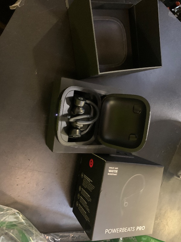 Photo 1 of Beats Powerbeats Pro Wireless Earbuds - Apple H1 Headphone Chip, Class 1 Bluetooth Headphones, 9 Hours of Listening Time, Sweat Resistant, Built-in Microphone - Black