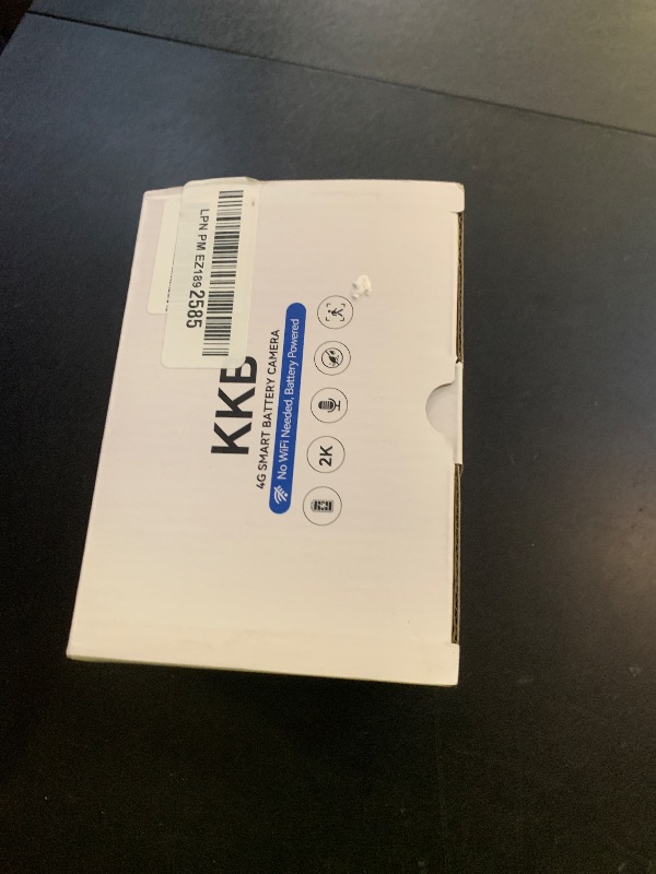 Photo 1 of KKB 4G LTE Cellular Security Camera Built-in SIM Card, 2K No WiFi Security Cameras Indoor with PIR Motion Detection, Wireless Outdoor Battery Camera Without Internet, Color Night Vision, 2 Way Audio