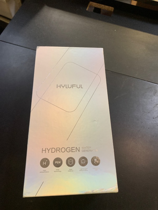 Photo 1 of 5000PPB Hydrogen Water Bottle Generator 3 in 1 Hydrogen Water Generator Machine with SPE & PEM Technology Portable Hydrogenated Water Bottle Inhalation for Healthy Hydration/Black