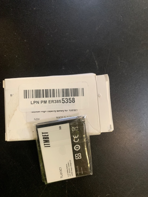Photo 1 of ITMBET TLi013C1 Battery, High Capacity Replacement Battery for Alcatel One Touch Go Flip Phone 4051S 4044W 4044T 4044O 4044V 1850mAh 3.7V 6.84Wh